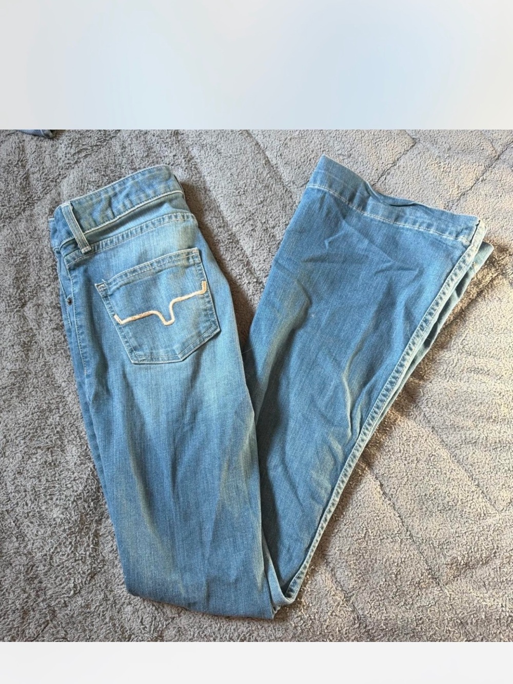 Kimes Ranch Light Blue Flared Women's Jeans